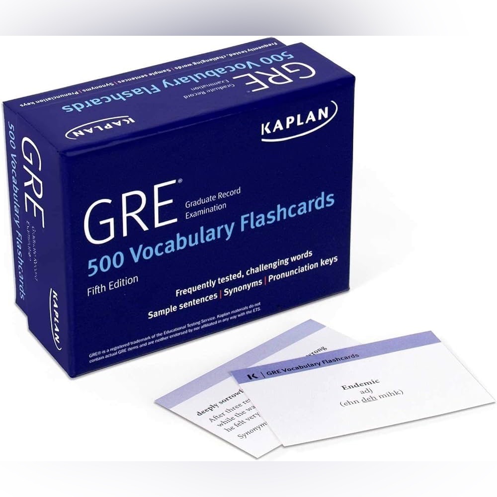Kaplan Test Prep GRE 500 Vocabulary Flashcards, Fifth Edition